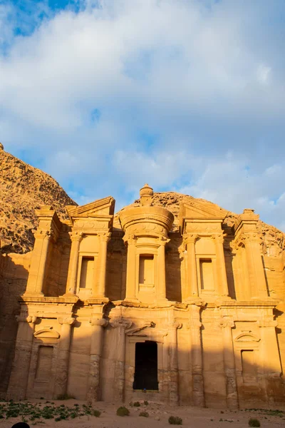 Amman Jordanie Mars 2019 Monastère Khazneh Trésor Ancienne Ville Petra — Photo