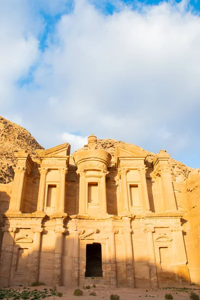 Amman Jordanien März 2019 Das Kloster Khazneh Die Schatzkammer Antike — Stockfoto