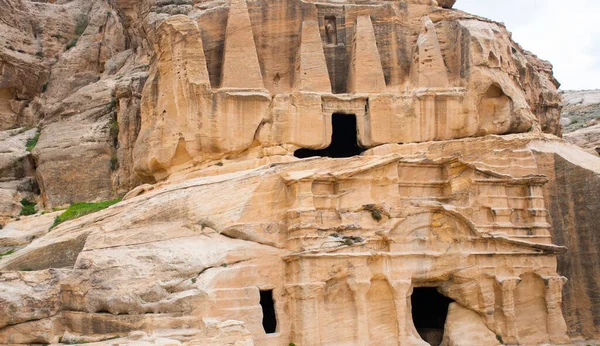 Amman Jordanien März 2019 Khazneh Die Schatzkammer Antike Stadt Petra — Stockfoto