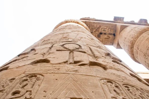 2018年12月24日 埃及开罗 埃及卢克索神庙 卡尔纳克建筑群神庙 — 图库照片