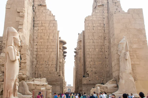 Cairo Egypt 24Th December 2018 Luxor Temple Egypt Karnak Complex — Stock Photo, Image