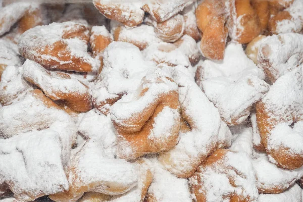 Niza Francia Febrero 2020 Donuts Venta Mercado —  Fotos de Stock