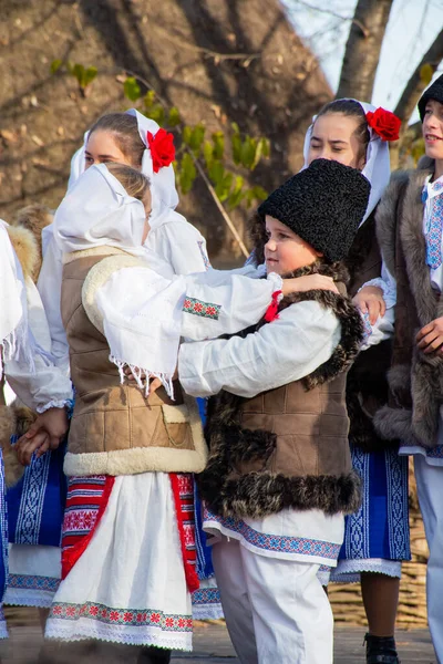 Bucarest Romania Dicembre 2019 Festa Della Tradizione Natalizia Nei Balcani — Foto Stock