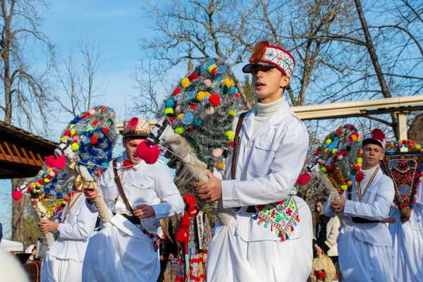 Бухарест Румыния Декабря 2019 Года Рождественский Фестиваль Традиций Балканах Румынские — стоковое фото