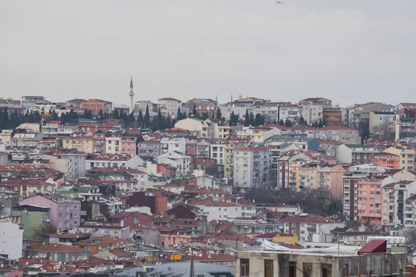 Istanbul Türkei 2019 Besichtigung Der Istanbuler Skyline Des Hafens Und — Stockfoto
