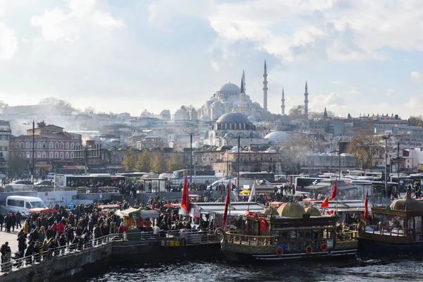 Istanbul Türkei 2019 Besichtigung Der Istanbuler Skyline Des Hafens Und — Stockfoto