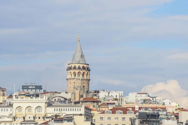 Istanbul Türkei 2019 Besichtigung Der Istanbuler Skyline Des Hafens Und — Stockfoto