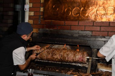 İstanbul, Türkiye, 20.12.2019: Sehzade Cag Kebap, İstanbul 'un en ünlü restoranı