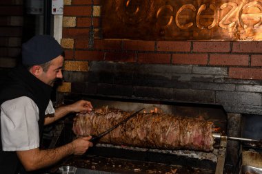 İstanbul, Türkiye, 20.12.2019: Sehzade Cag Kebap, İstanbul 'un en ünlü restoranı
