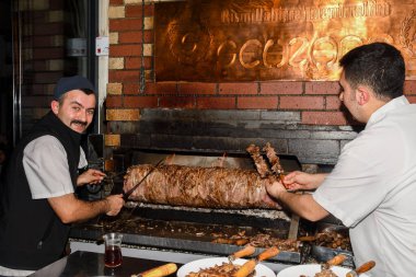 İstanbul, Türkiye, 20.12.2019: Sehzade Cag Kebap, İstanbul 'un en ünlü restoranı