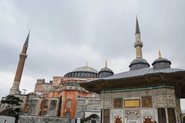 Istanbul Turquie 201 22019 Aya Sofya Anciennement Hagia Sophia Était — Photo