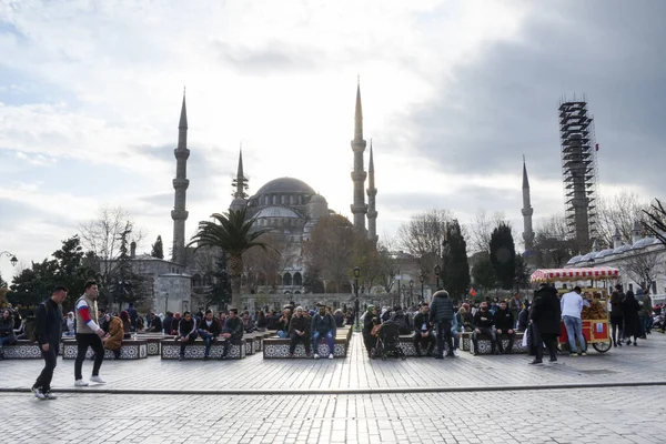 Стамбул Туреччина 2019 Синя Мечеть Султан Ахмет Камія — стокове фото