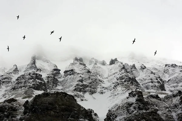 Montanhas do Ártico de Spitsbergen — Fotografia de Stock