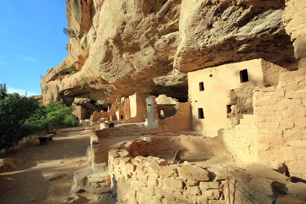 Mesa Verde Antiguas Viviendas en Acantilados — Foto de Stock