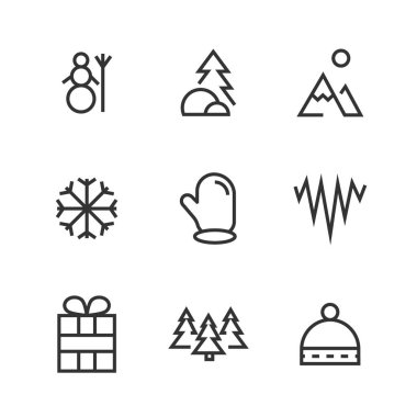 9 xmas satırı simgesi