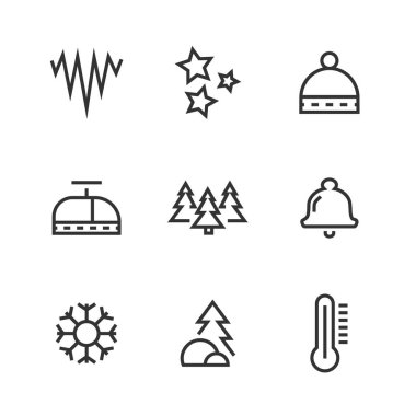 9 xmas satırı simgesi