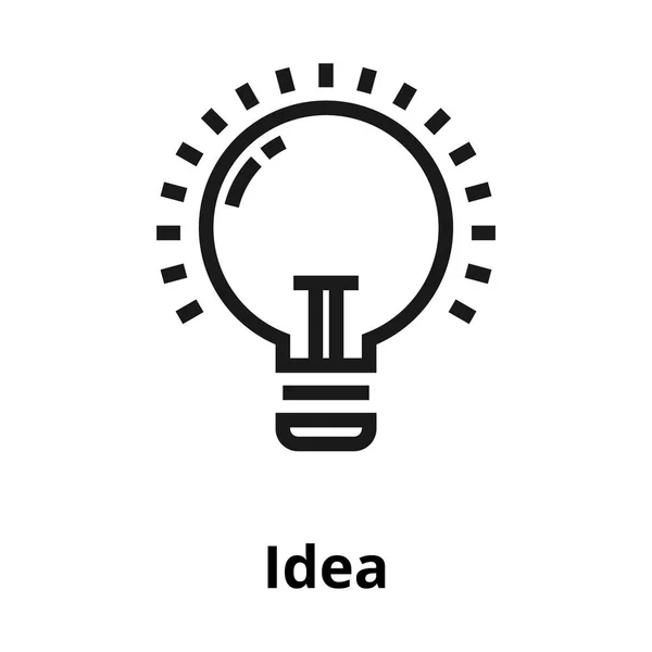 Idea thin line icon — Stock Vector