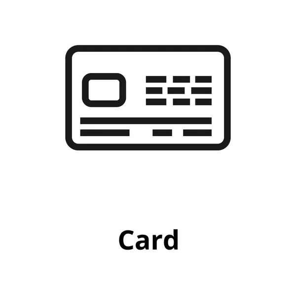 Значок "рядок" картки — стоковий вектор