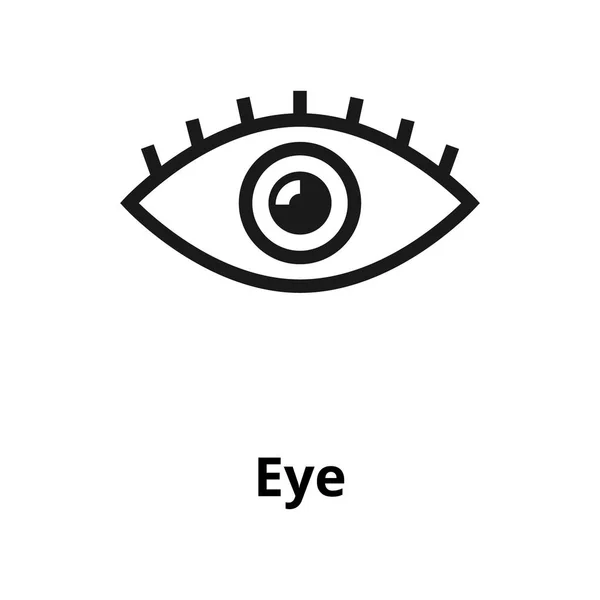 Icono de línea ocular — Vector de stock