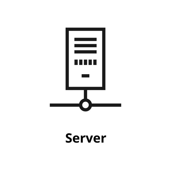 Icono de línea servidor — Archivo Imágenes Vectoriales