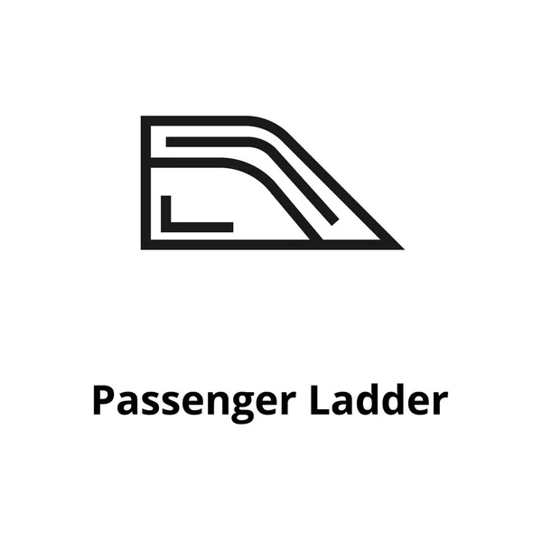 Икона "Пассажирская лестница" — стоковый вектор