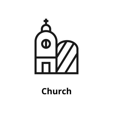 Kilise satırı simgesi.