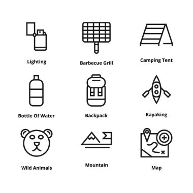 9 kamp satır simgeler