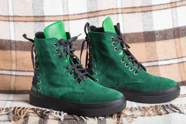 fashion green footwear