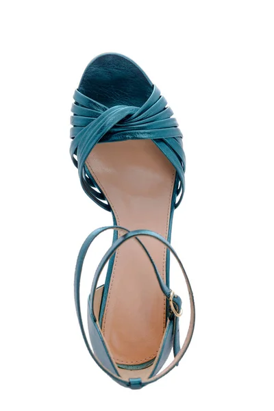 Novas sandálias na cor elegante — Fotografia de Stock
