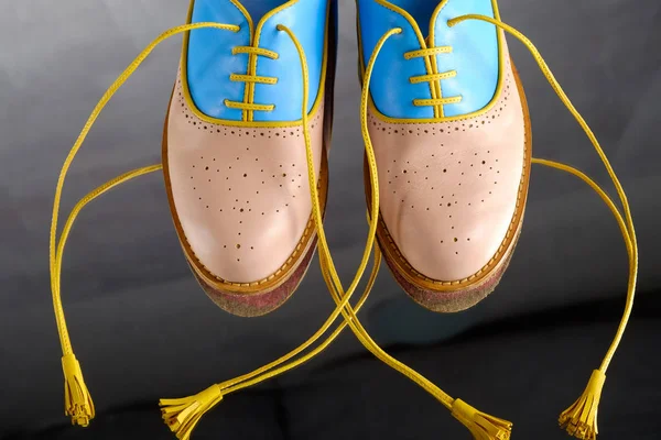 Обувь для шнуровки — стоковое фото
