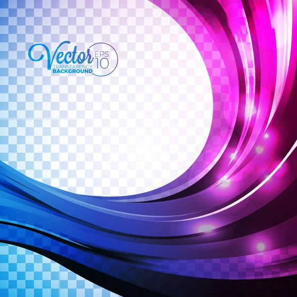 Fondo vectorial abstracto con ondas violetas . — Vector de stock