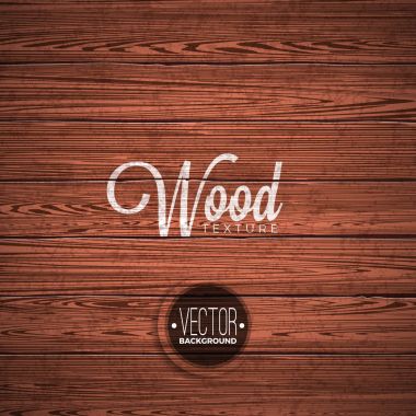 Vektör ahşap arka plan tasarımı. Doğal koyu renkli ahşap çizimler.