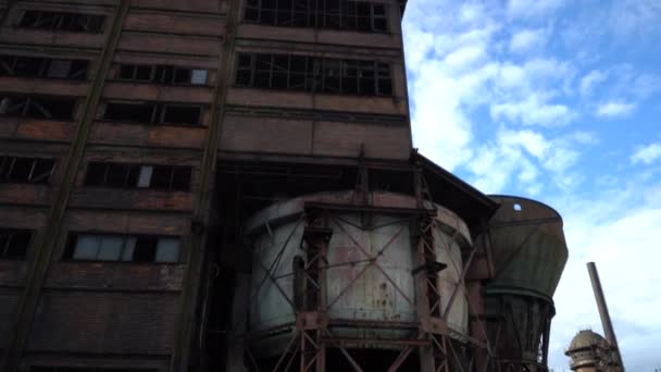 Het Lagere Gebied Vitkovice Een Historisch Monument Het Centrum Van — Stockvideo