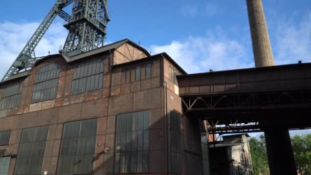 Het Lagere Gebied Vitkovice Een Historisch Monument Het Centrum Van — Stockvideo