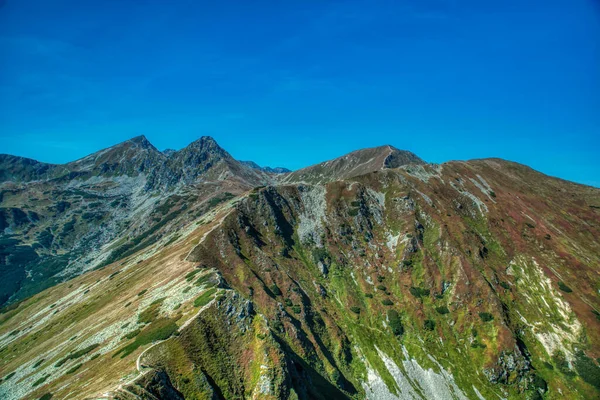 Schöne westliche Tatra auf der slowakischen Seite rund um Beranec — Stockfoto