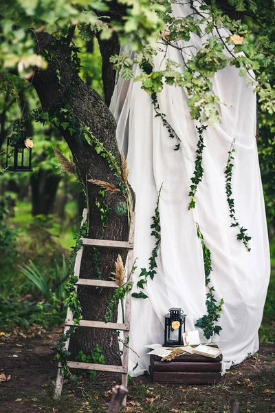 Decoratie voor de bruiloft — Stockfoto