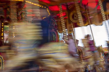 Vintage carousel hareket