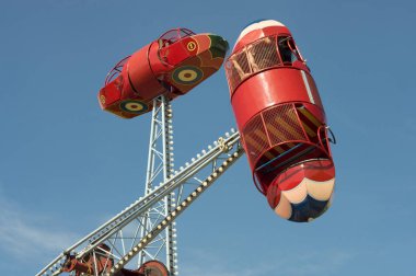 Vintage bombardıman salıncak, lunapark