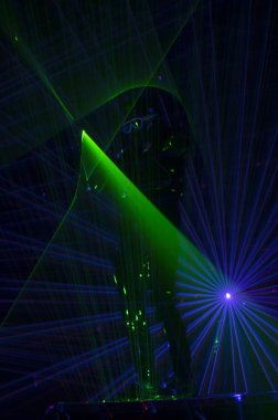 Disko lazer dansçı
