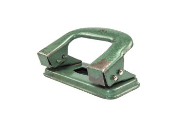 Eski ofis kağıt delik zımba