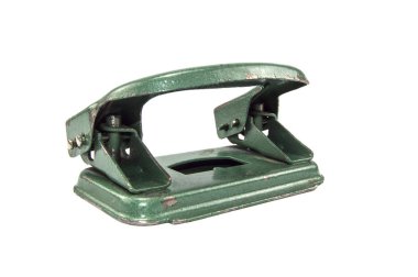 Eski ofis kağıt delik zımba