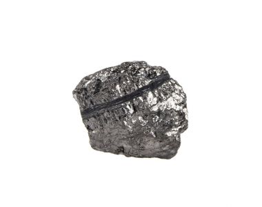 izole beyaz arka plan üzerinde kömür