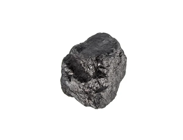 煤在孤立的白色背景 — 图库照片