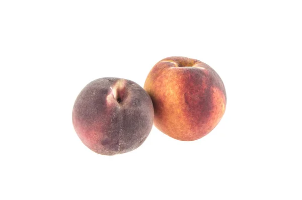 Peach pada latar belakang putih — Stok Foto