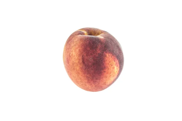 Peach on a white background Stock Photo
