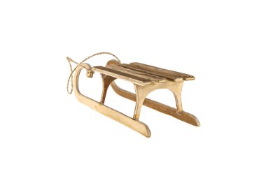 eski kızaklarımız beyaz izole arka planda