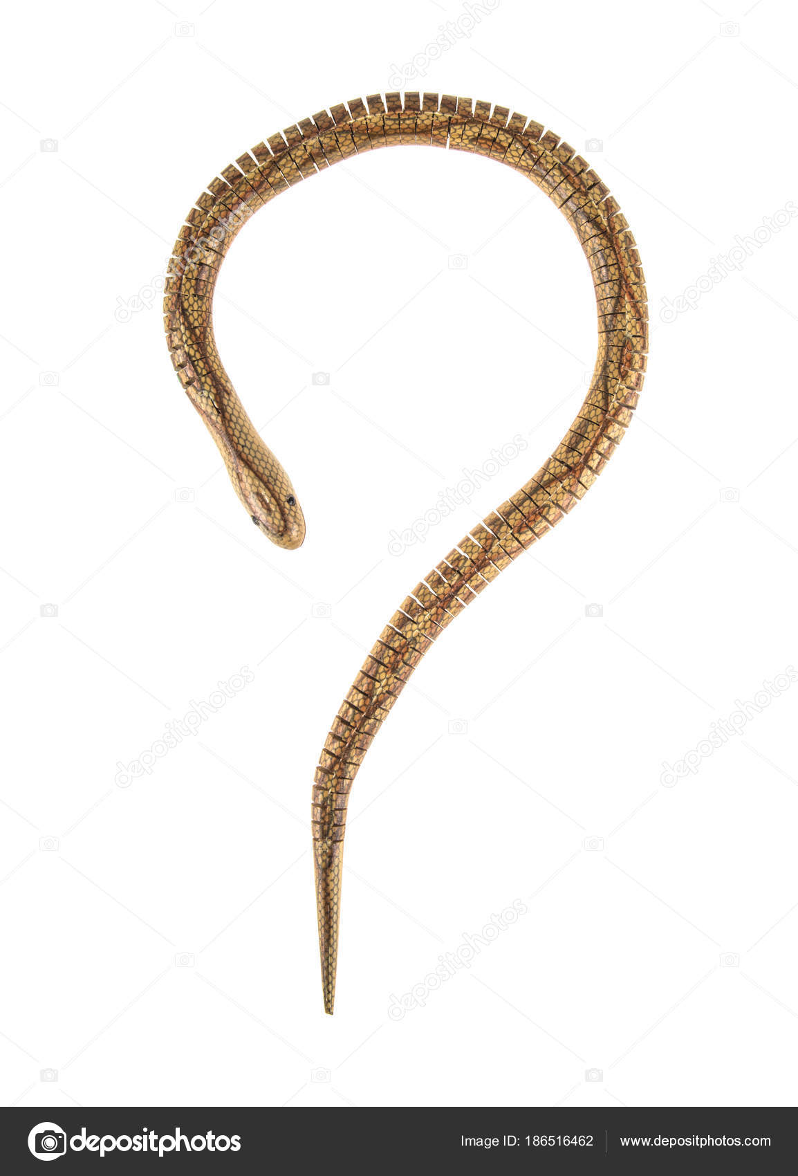 toy wooden snake