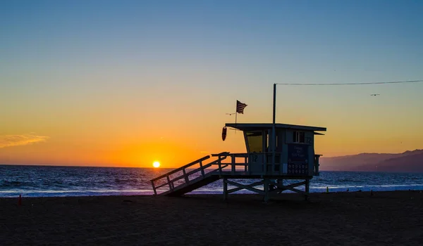 Santa Monica plavčík věž — Stock fotografie