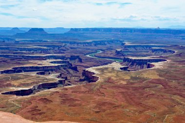 Gökyüzü manzaralı ada, Canyonlands Ulusal Parkı