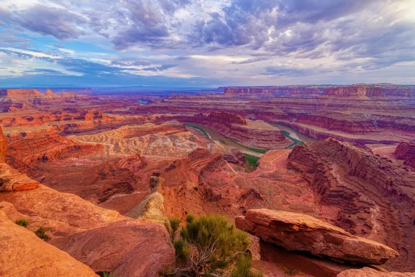 Obraz Hdr Dead Horse Point Dead Horse Point State Park — Zdjęcie stockowe